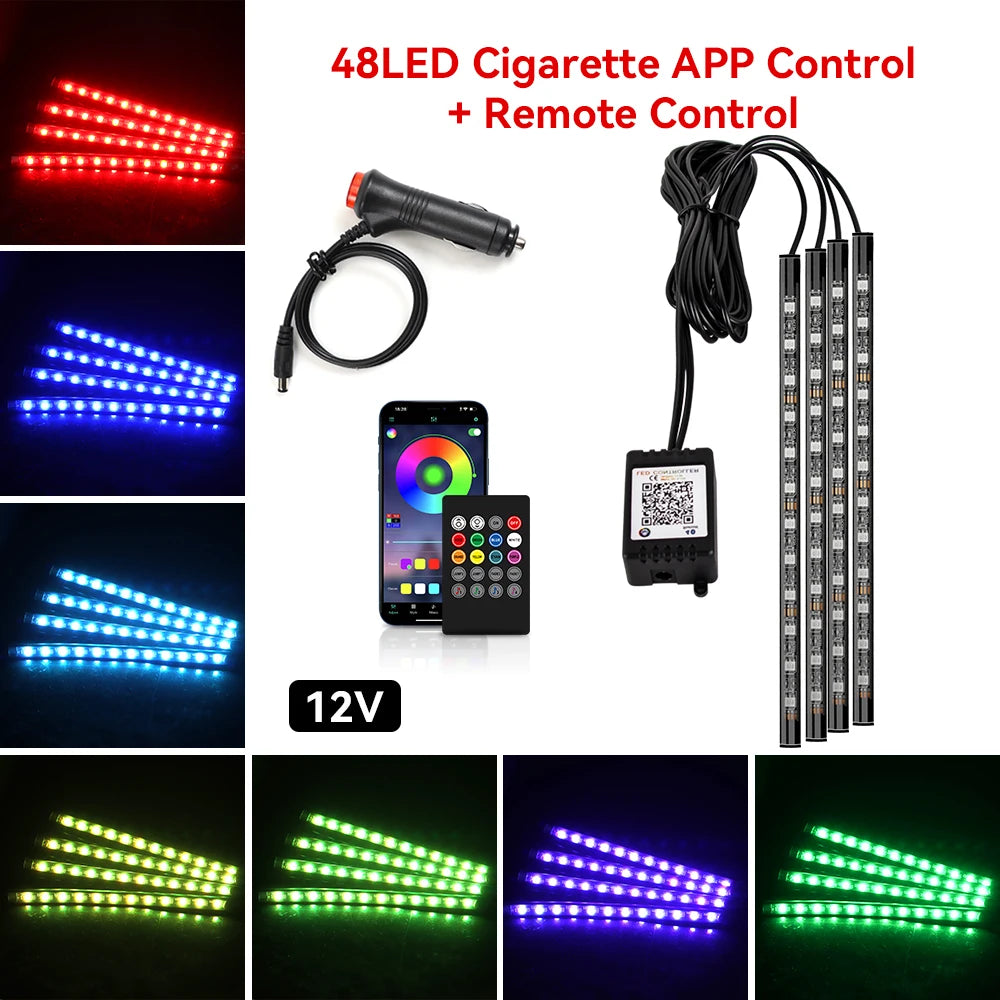 BlackDrive 4PCS RGB LED Strip Kit™