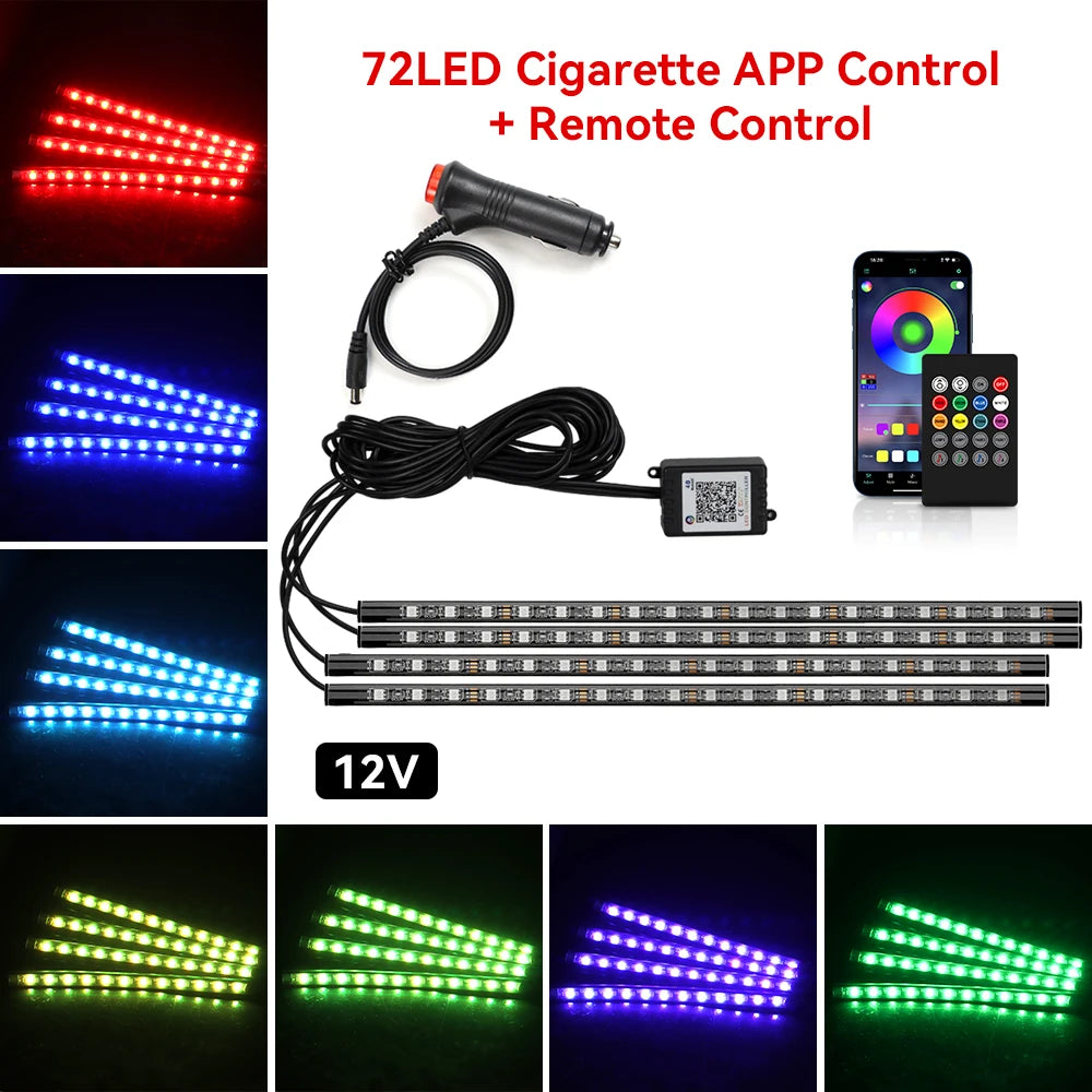 BlackDrive 4PCS RGB LED Strip Kit™