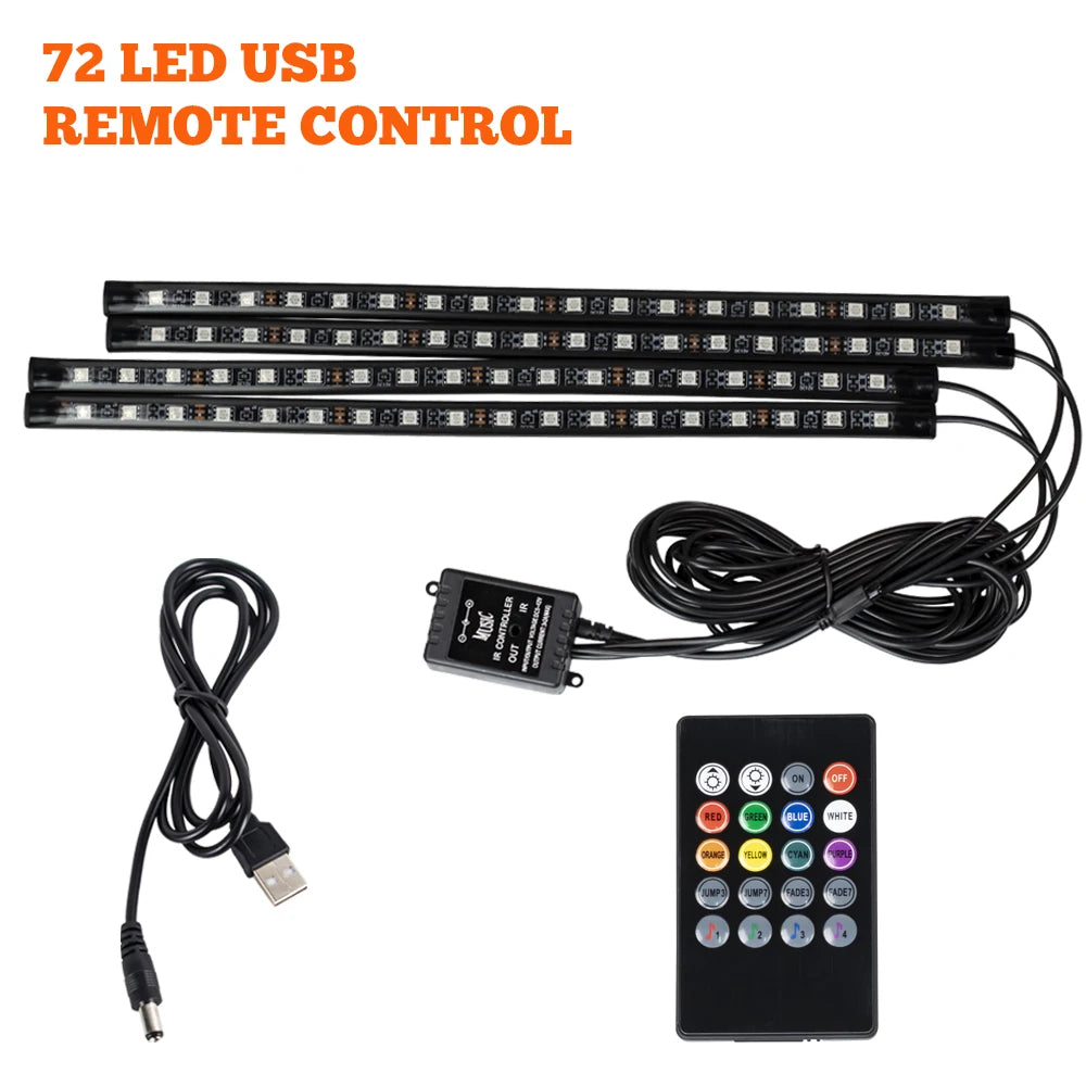 BlackDrive 4PCS RGB LED Strip Kit™