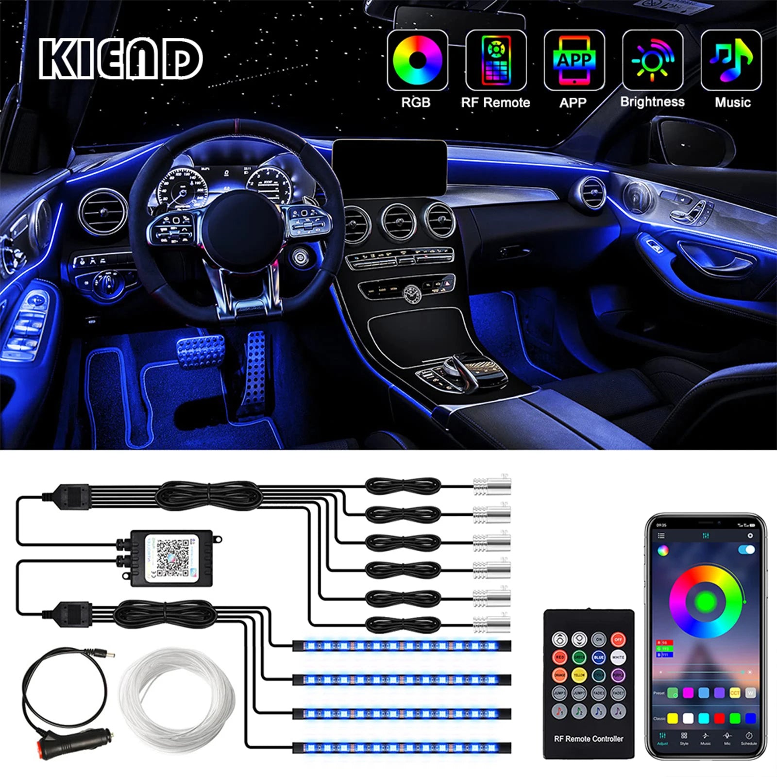 BlackDrive Fiber Optic Interior Strips™